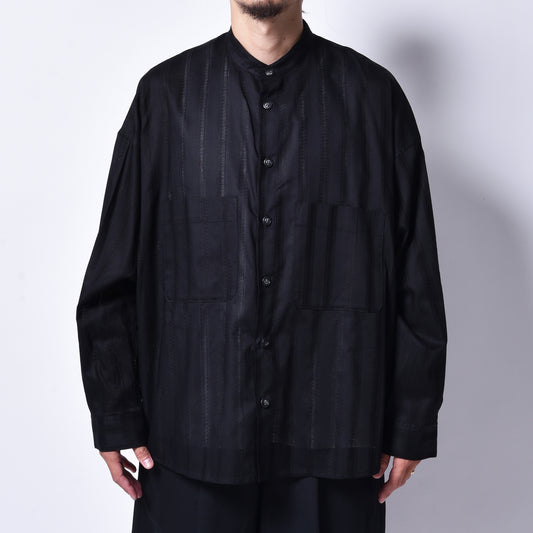 rin / Mesh No color Big L/S Shirt BK