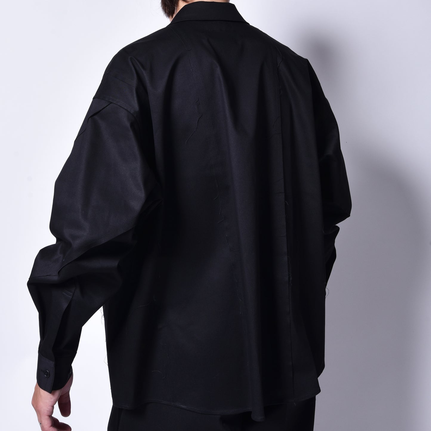 rin / Cut Switch L/S Shirt BK