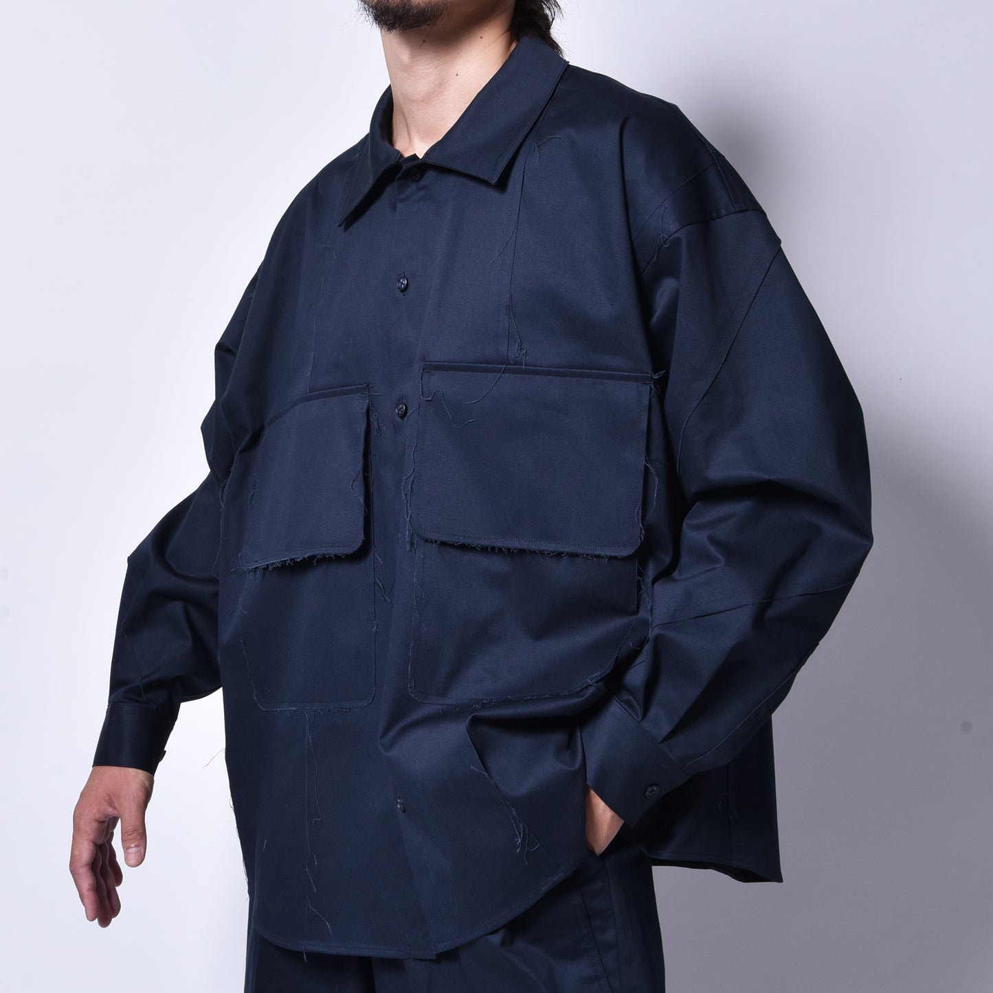 rin / Cut Switch L/S Shirt NV
