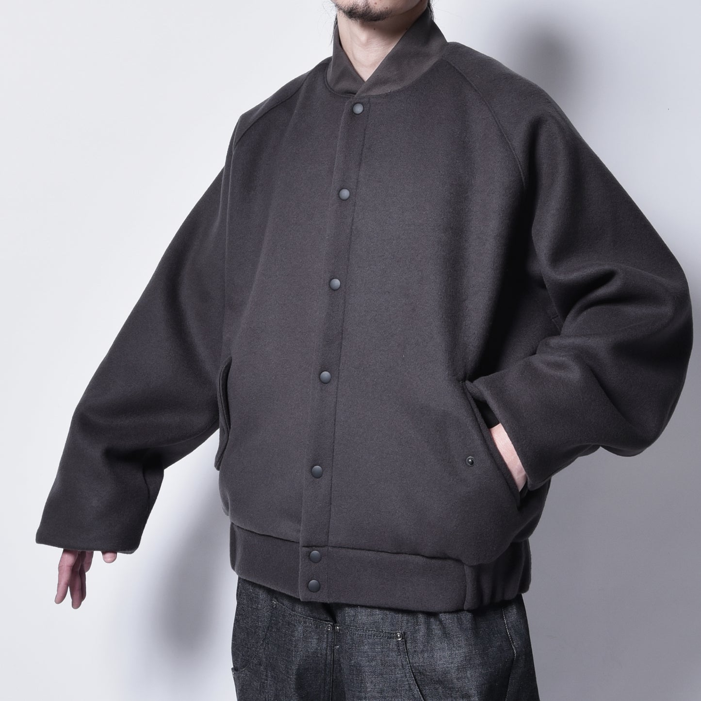 rin / Wool Classic ST Jacket KHAKI GREY