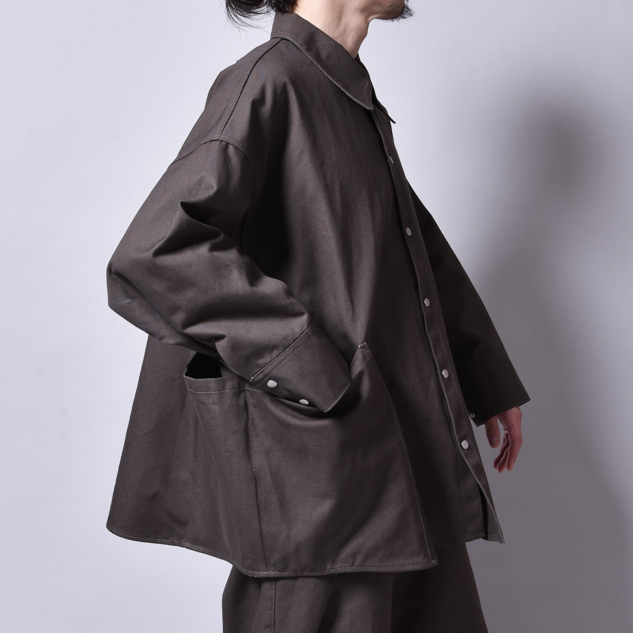rin / Over DUG Shirt Jacket KHAKI – TTAGGG