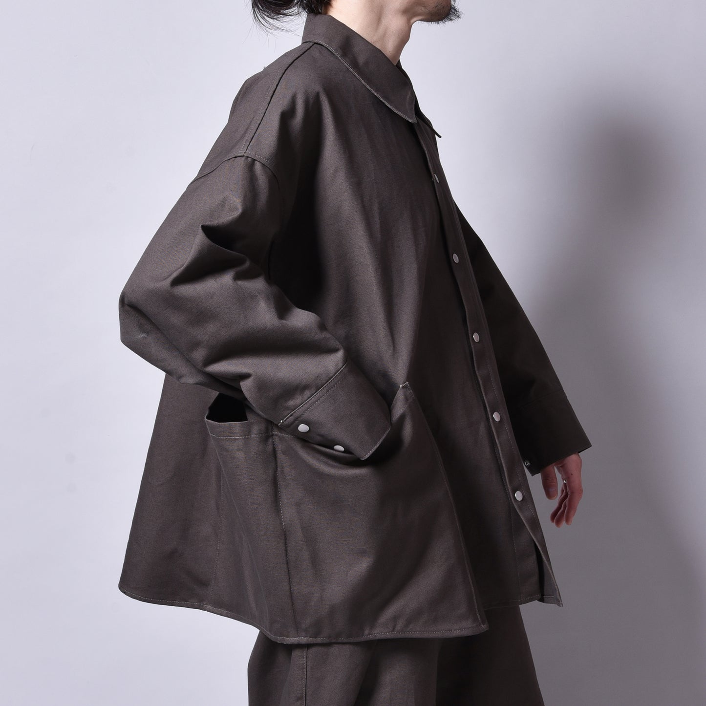 rin / Over DUG Shirt Jacket KHAKI