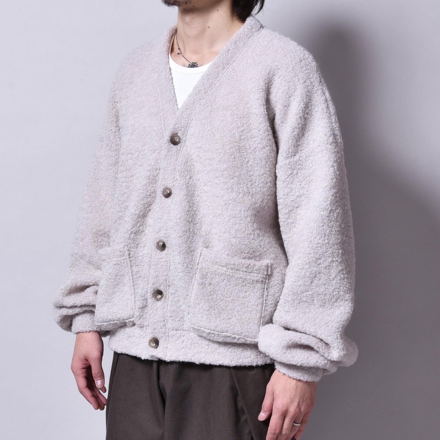 rin / Moco Wool Cardigan IVO