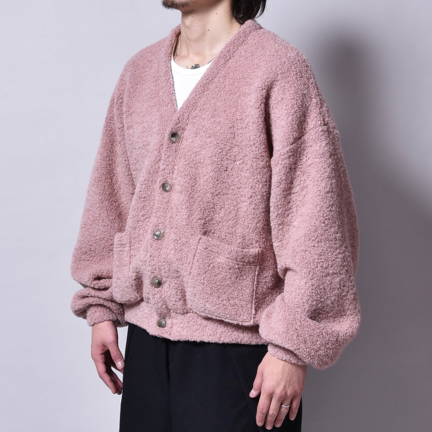 rin / Moco Wool Cardigan PINK