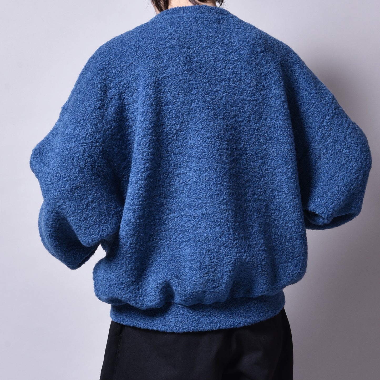 rin / Moco Wool Cardigan BLUE