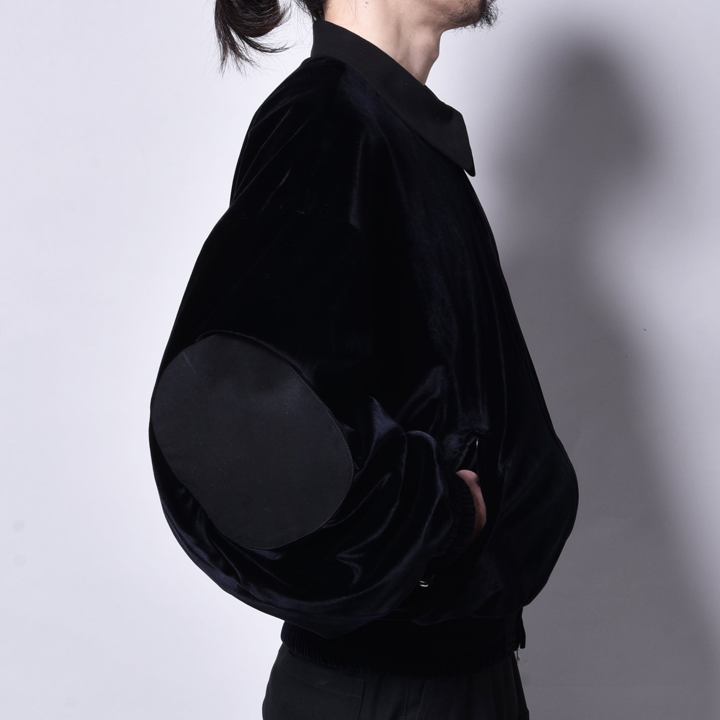 rin / Velvet Combi Blouson BK