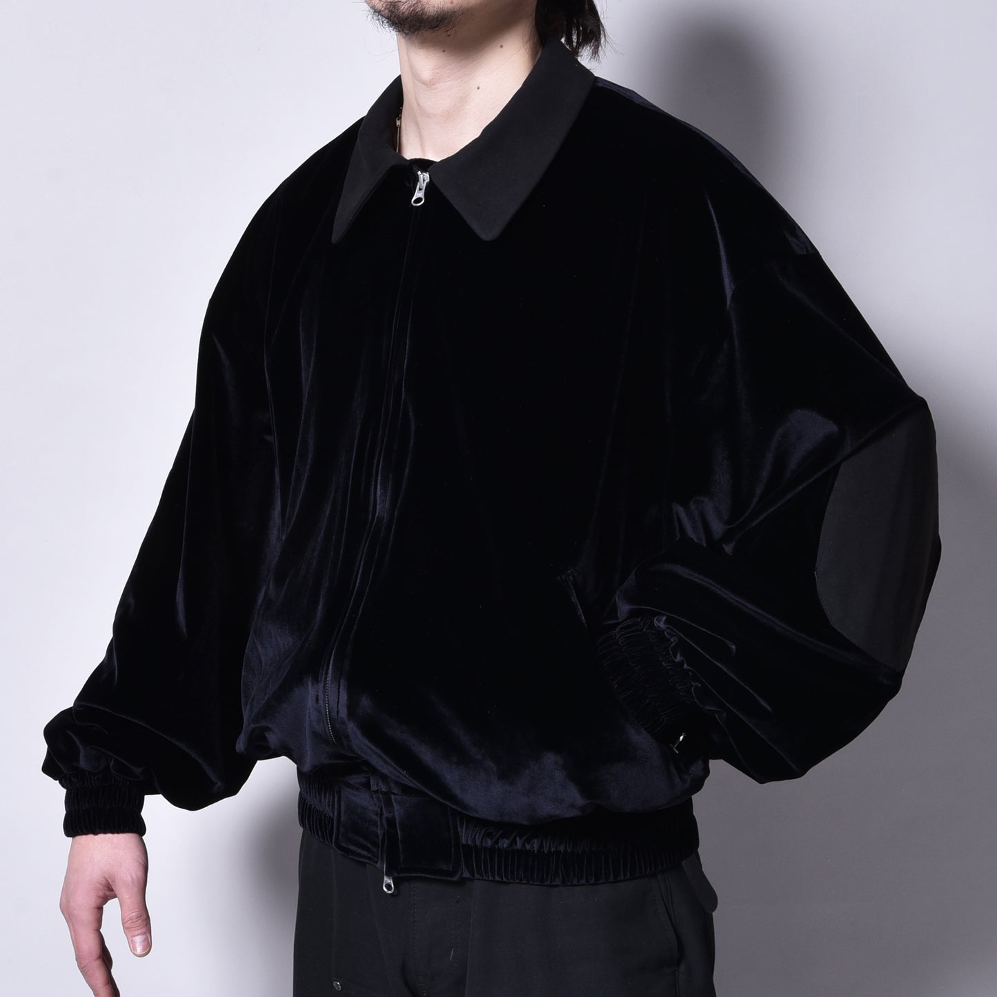rin / Velvet Combi Blouson BK