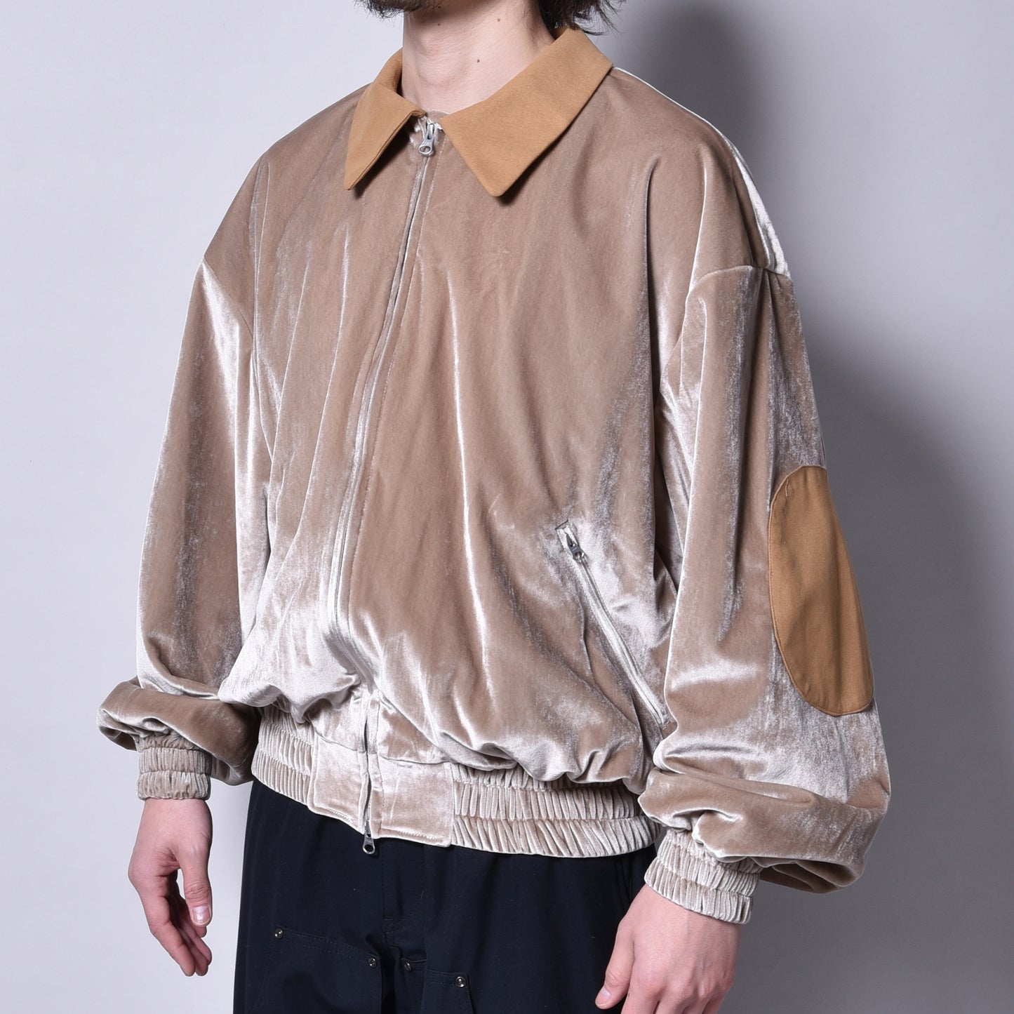 rin / Velvet Combi Blouson BEI