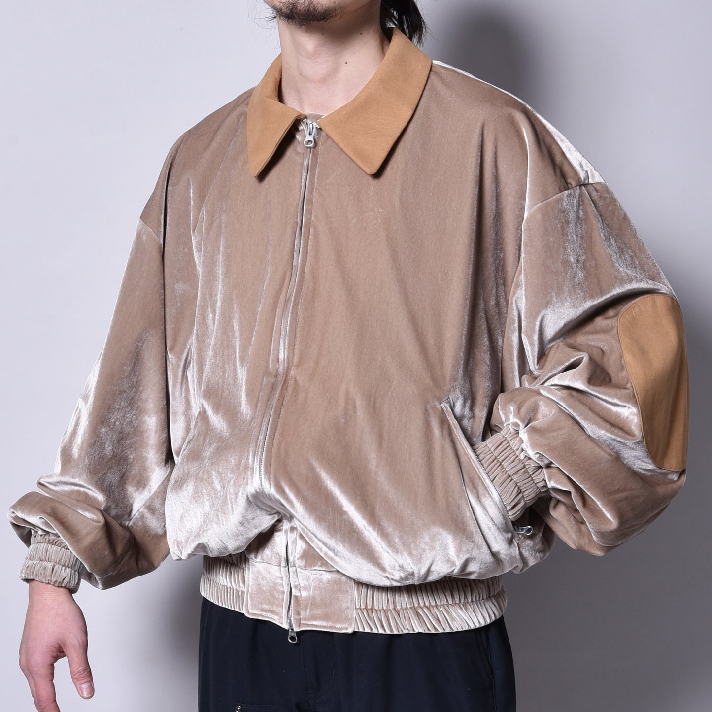 rin / Velvet Combi Blouson BEI