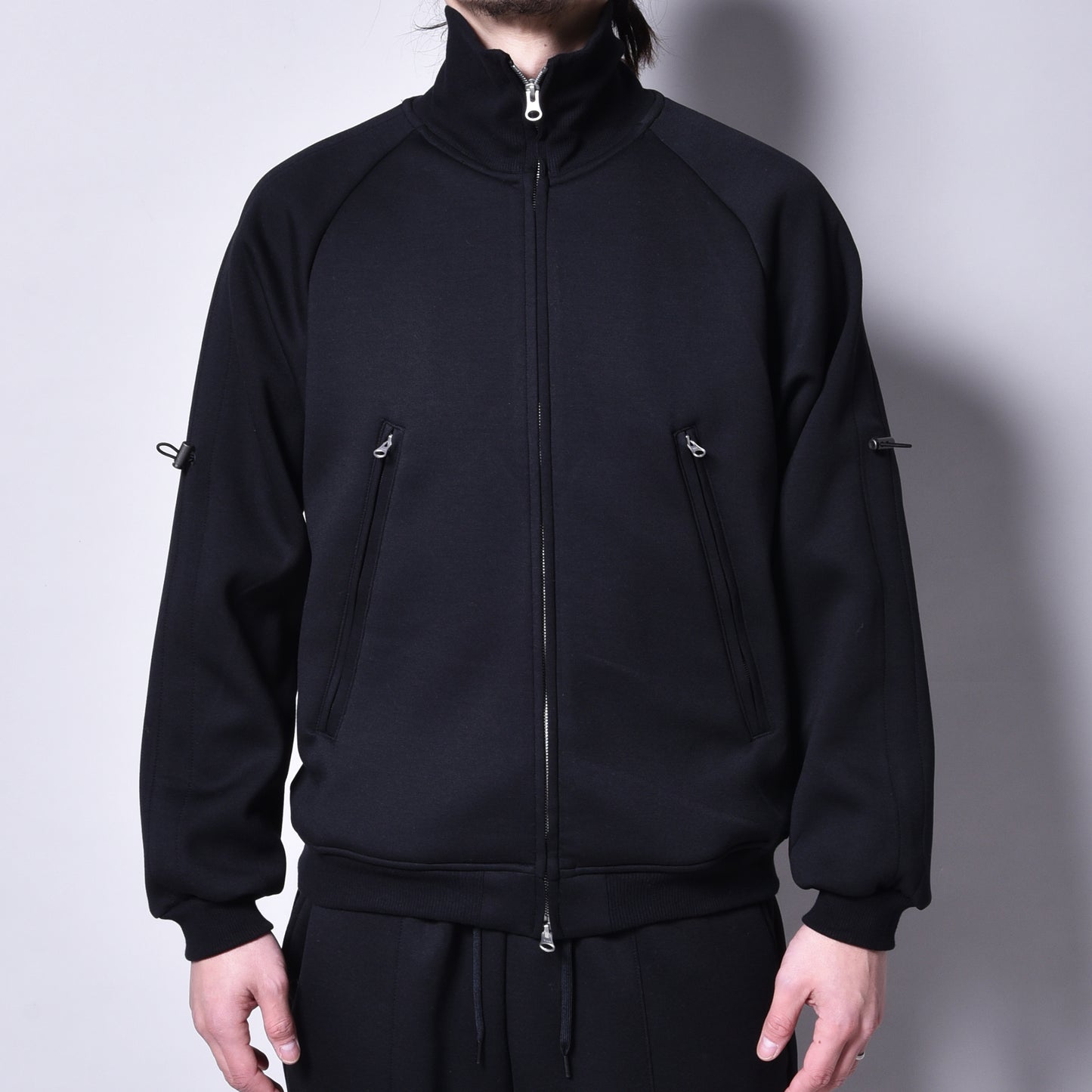 rin / Bonding Full Zip Jersey BK