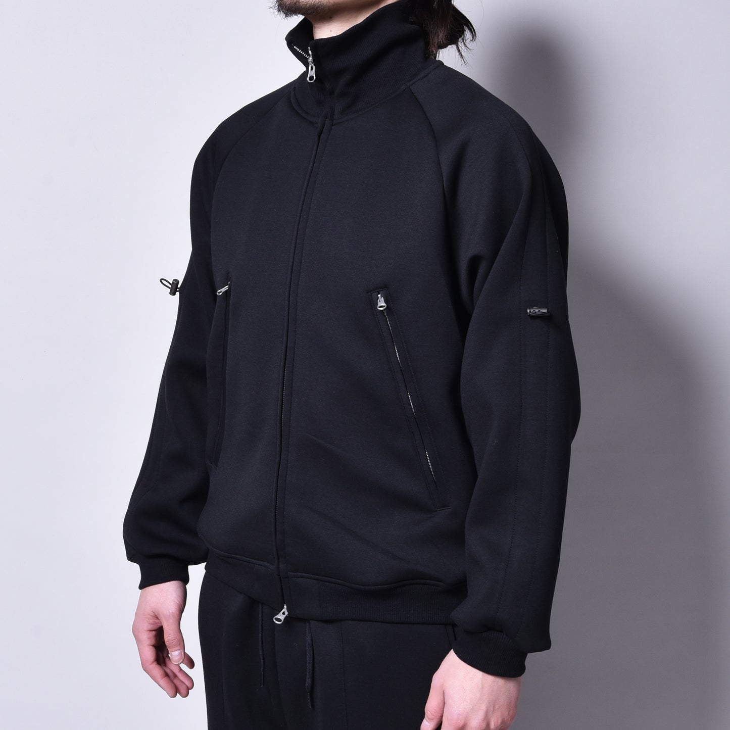 rin / Bonding Full Zip Jersey BK