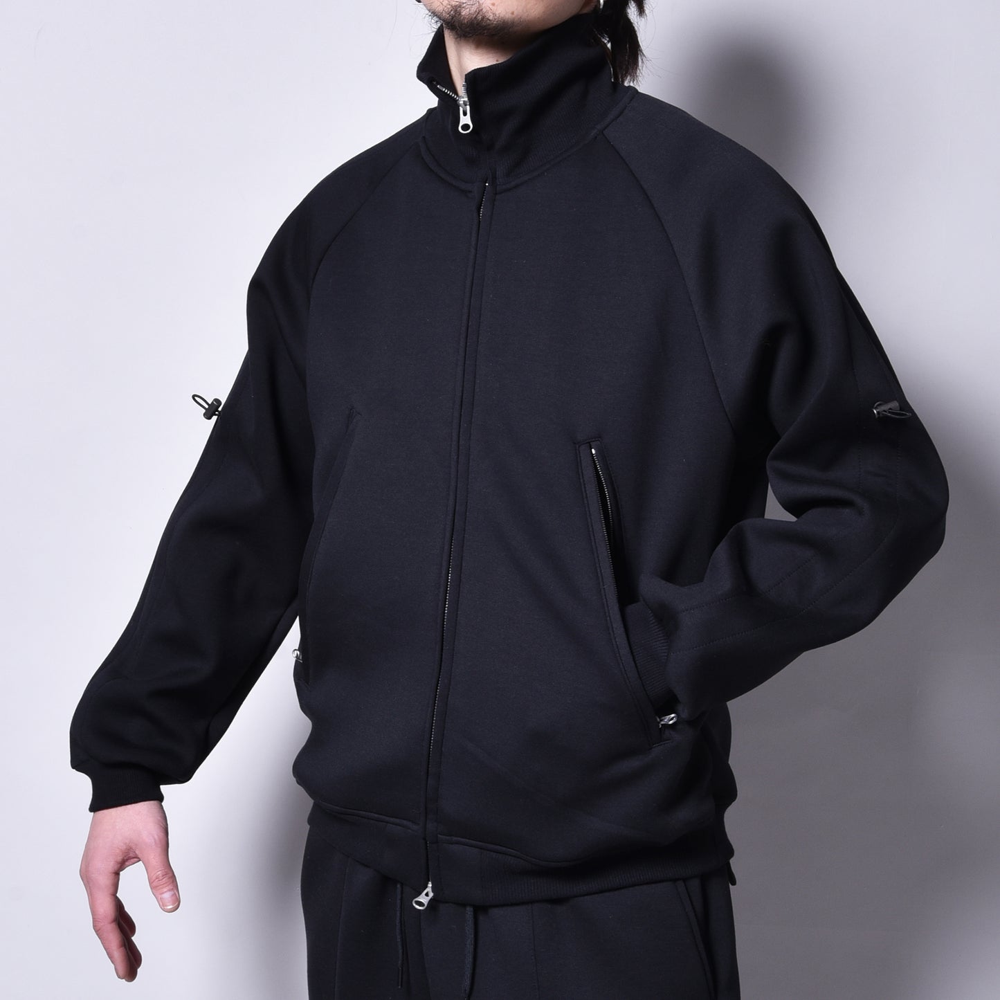 rin / Bonding Full Zip Jersey BK