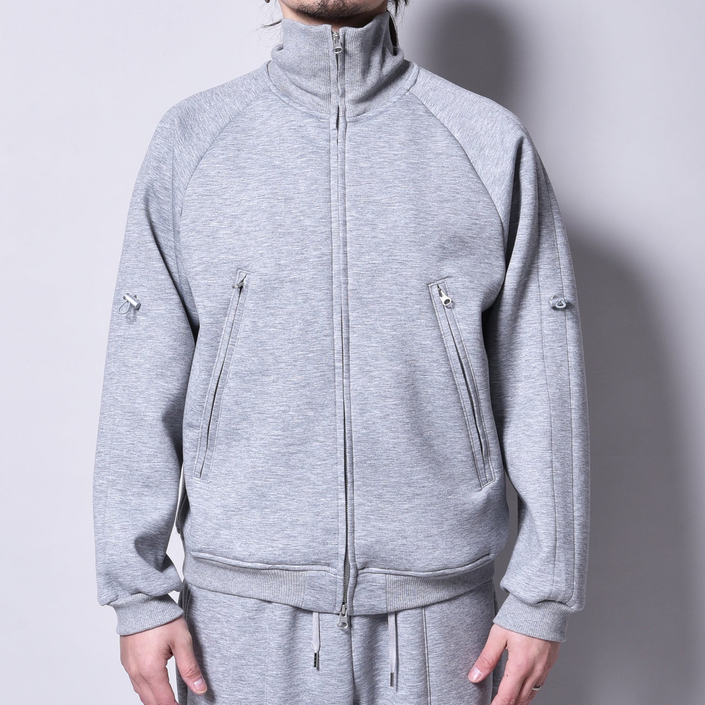 rin / Bonding Full Zip Jersey GREY