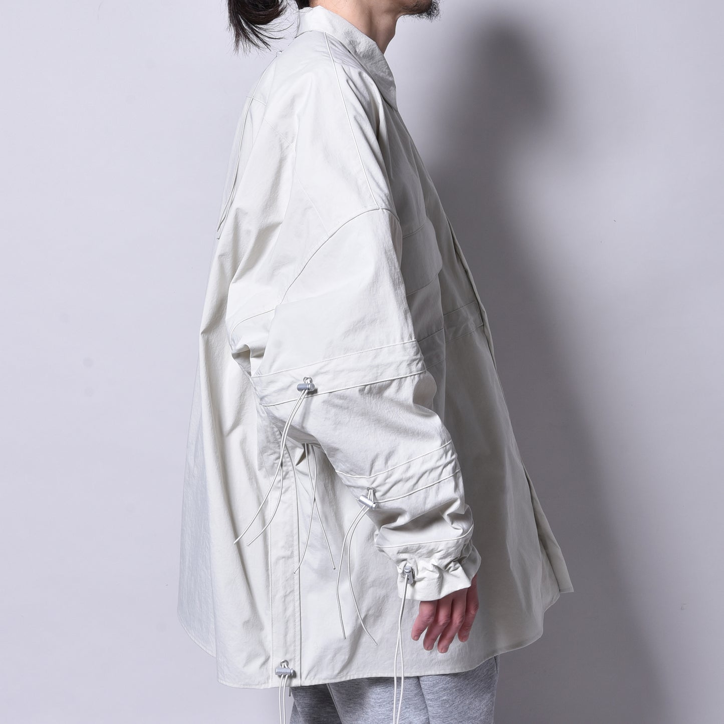 rin / Nylon Code Big Shirt WH GREY