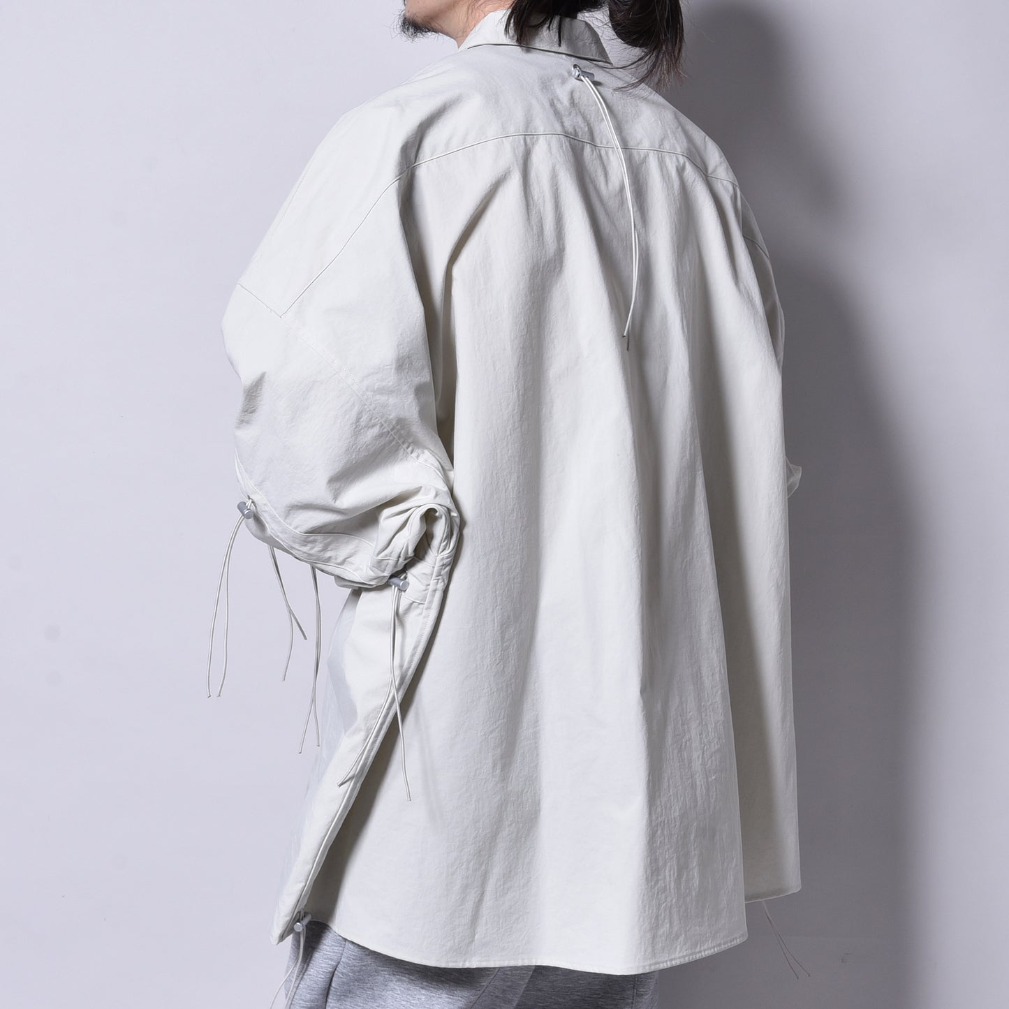 rin / Nylon Code Big Shirt WH GREY