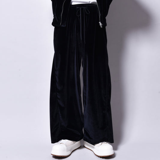 rin / Velvet Archi Wide Pants BK