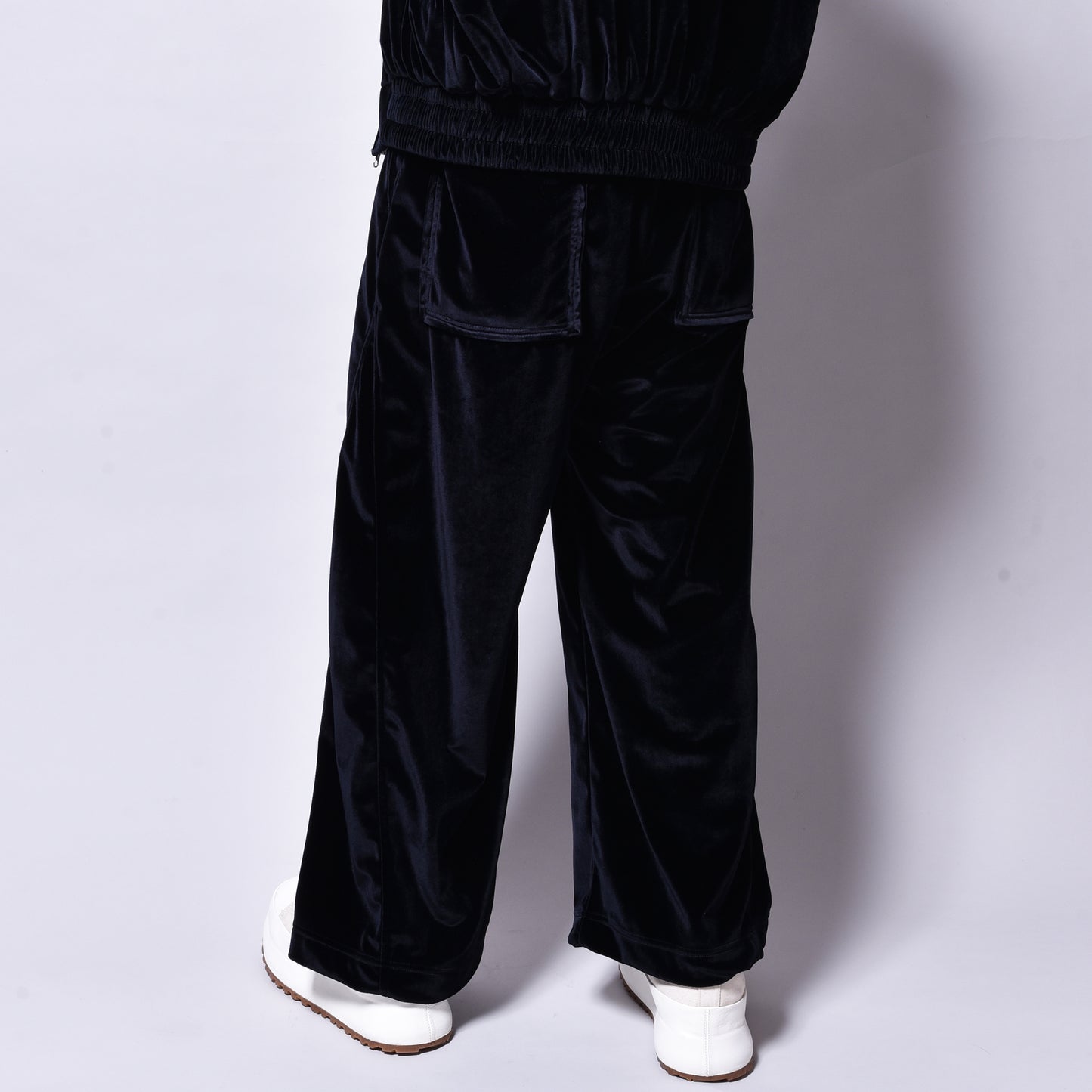 rin / Velvet Archi Wide Pants BK