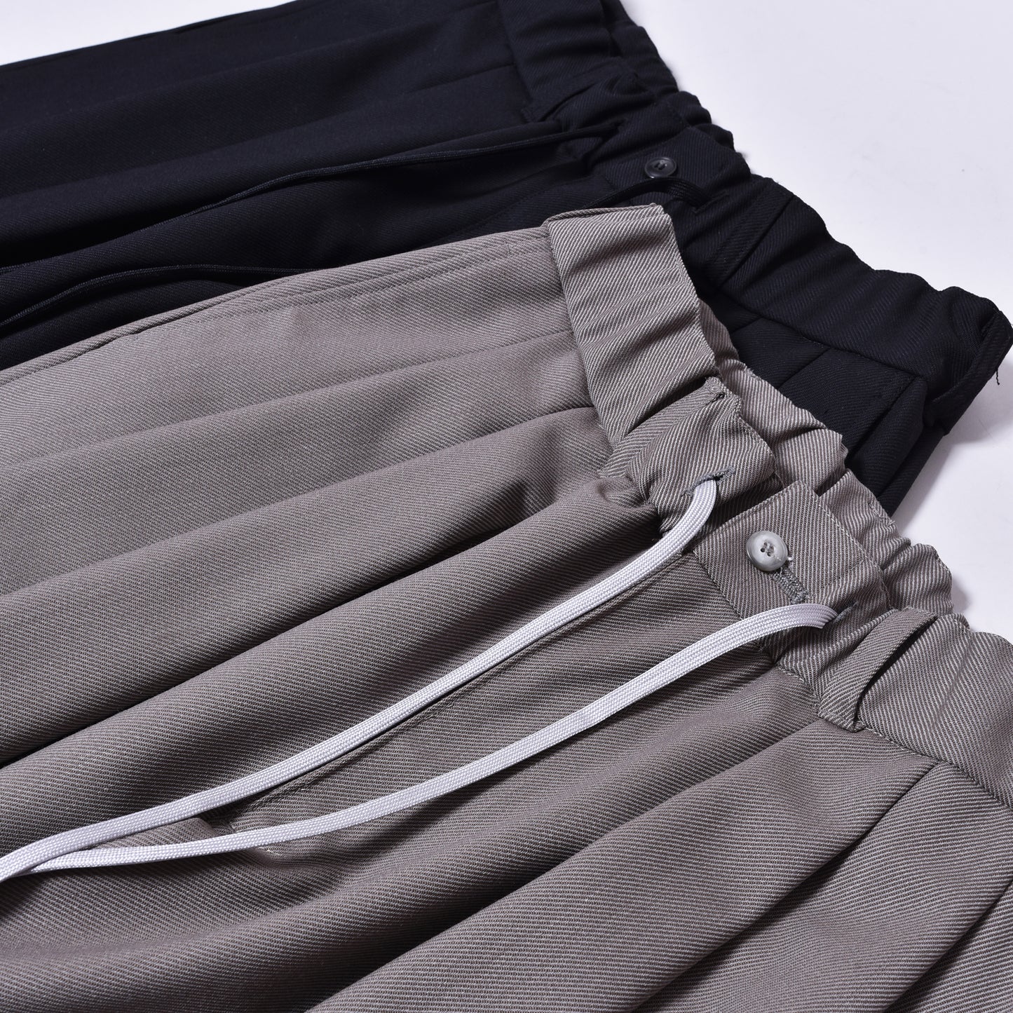 rin / Classic 3Tuck Slacks Pants BK