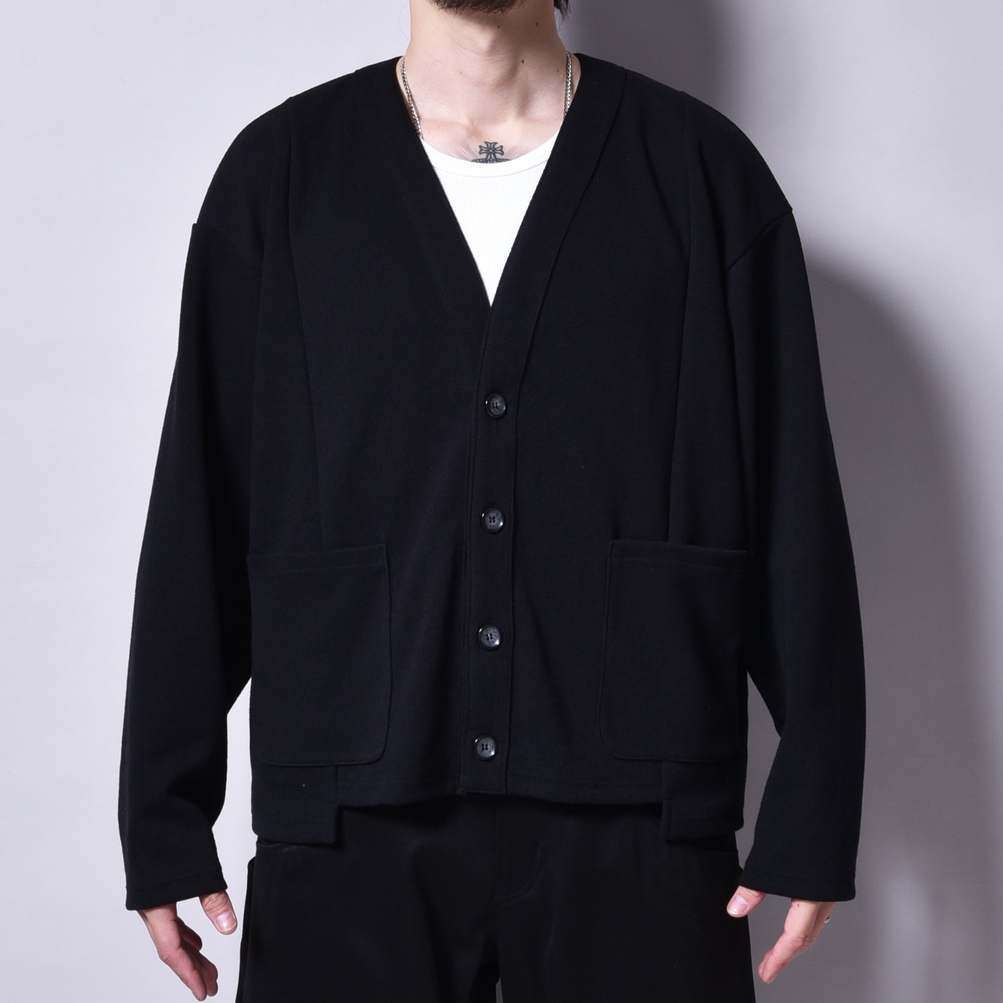 rin / Air Switch Cardigan BK