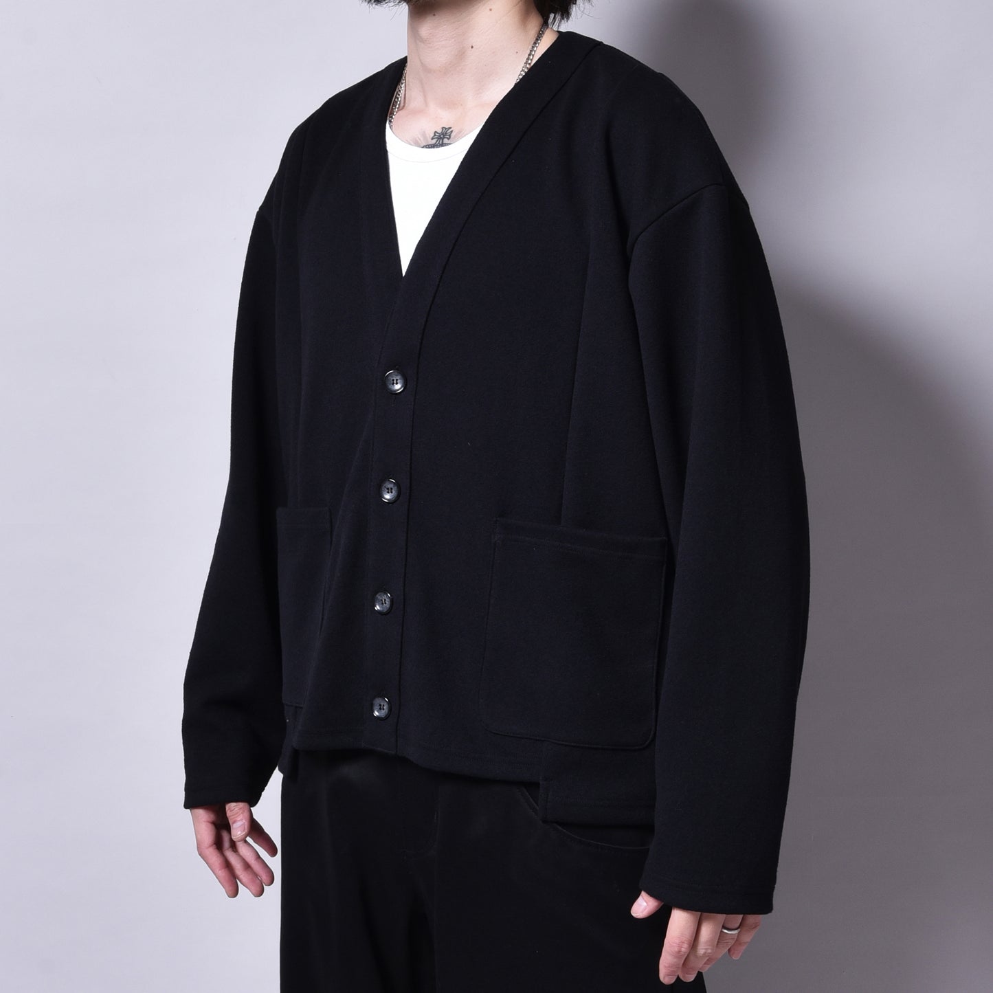 rin / Air Switch Cardigan BK