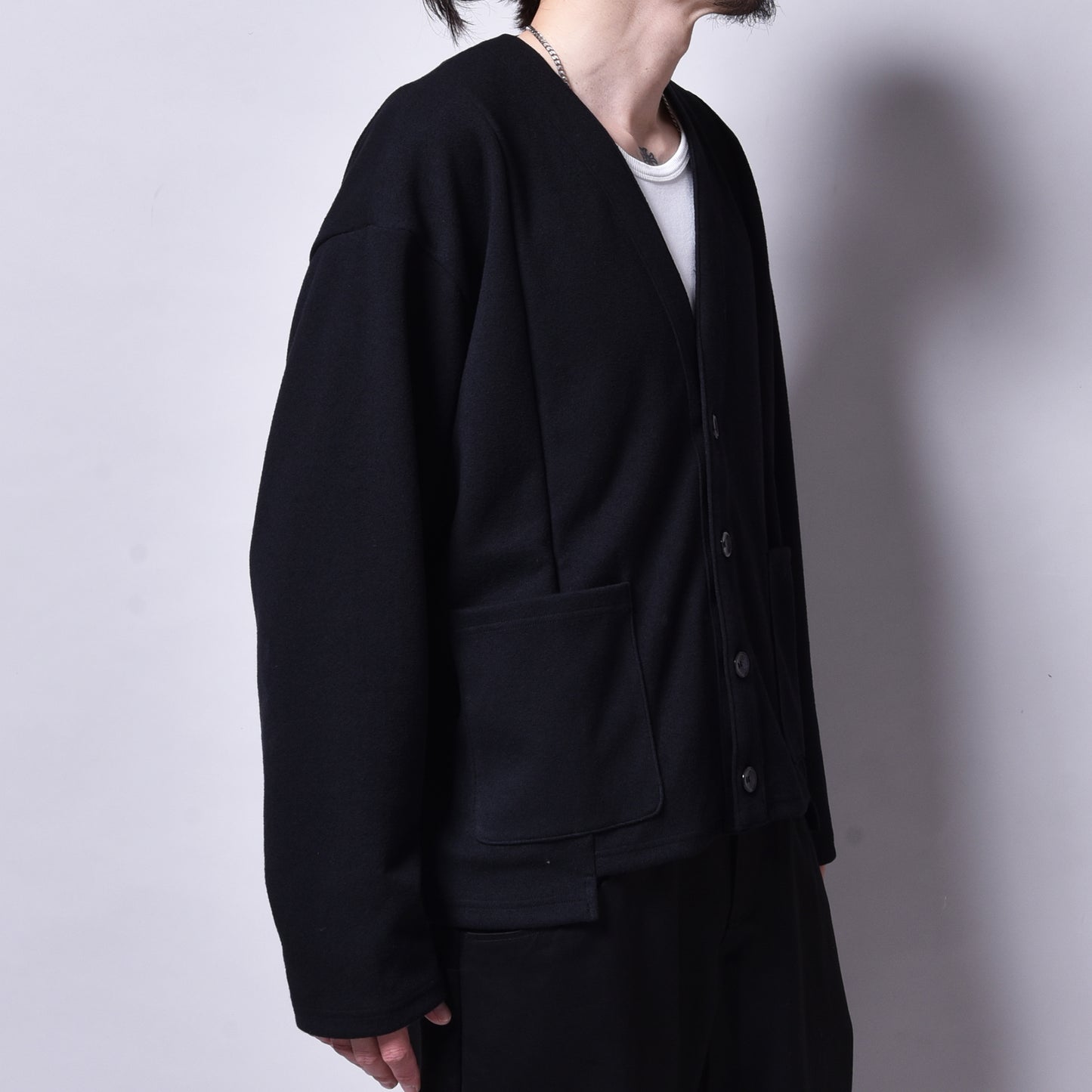 rin / Air Switch Cardigan BK