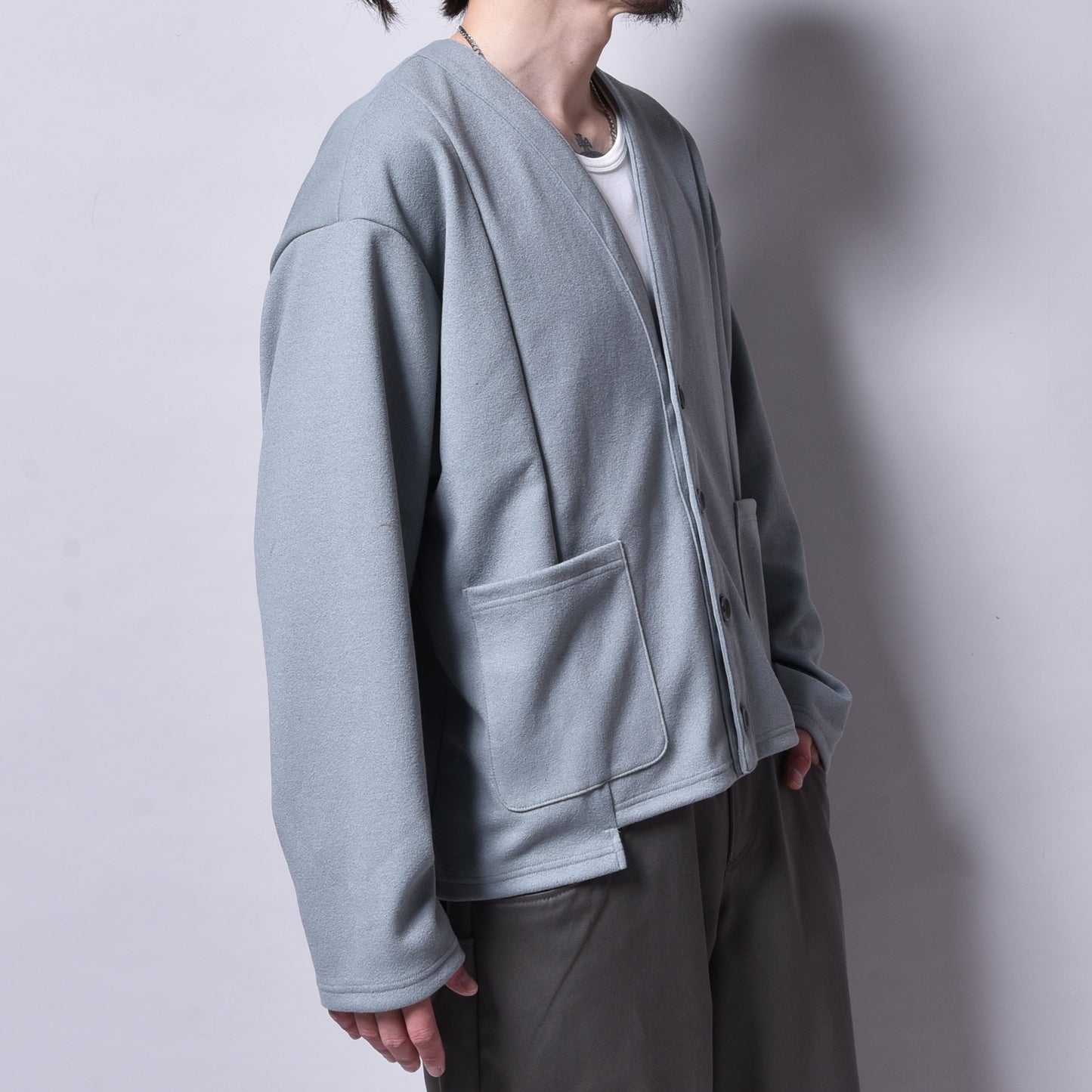 rin / Air Switch Cardigan MINT GRN