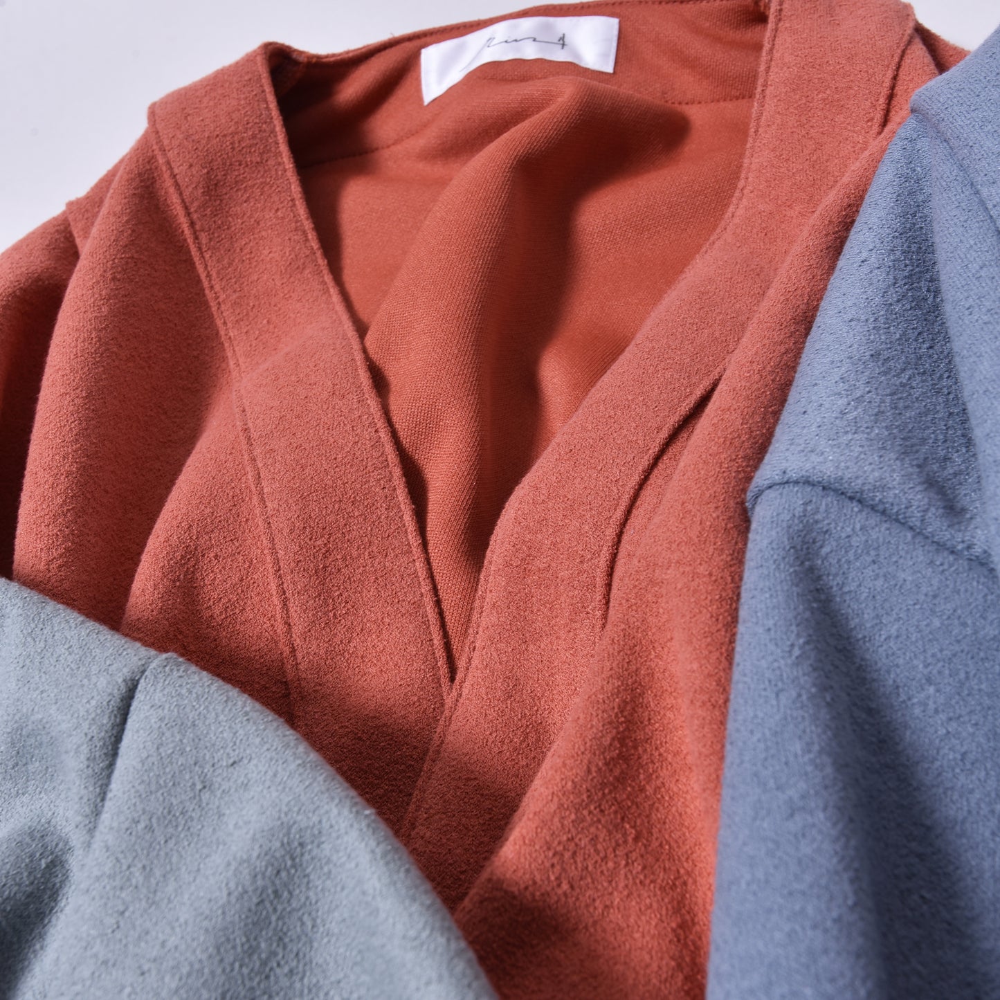 rin / Air Switch Cardigan BLUE GREY