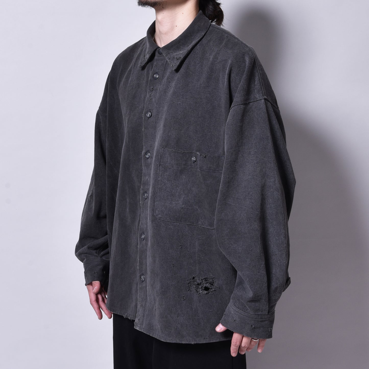 rin / Dust Sumi L/S Shirt BK