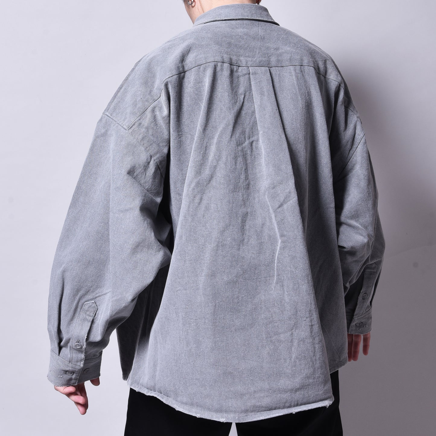 rin / Dust Sumi L/S Shirt GREY