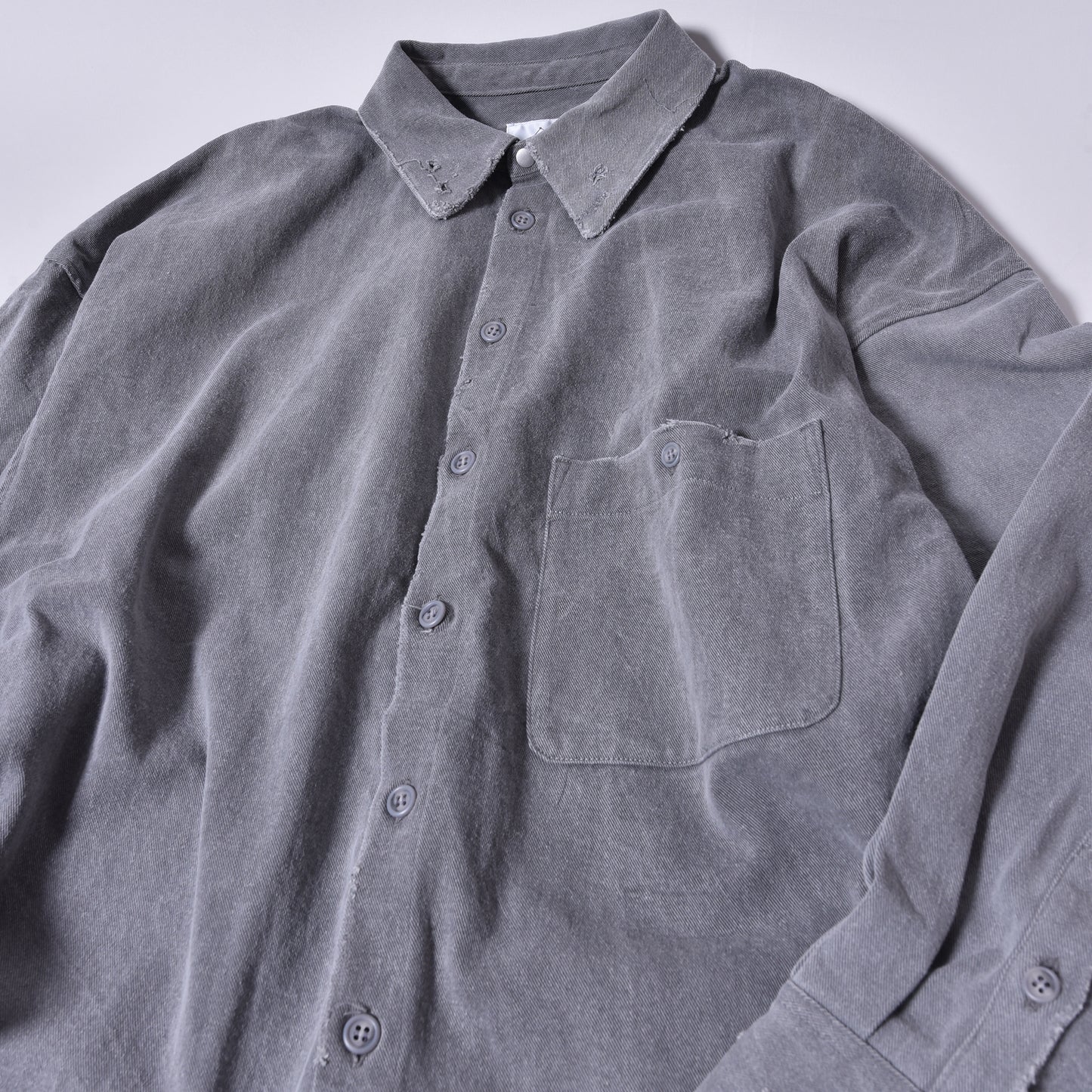 rin / Dust Sumi L/S Shirt GREY