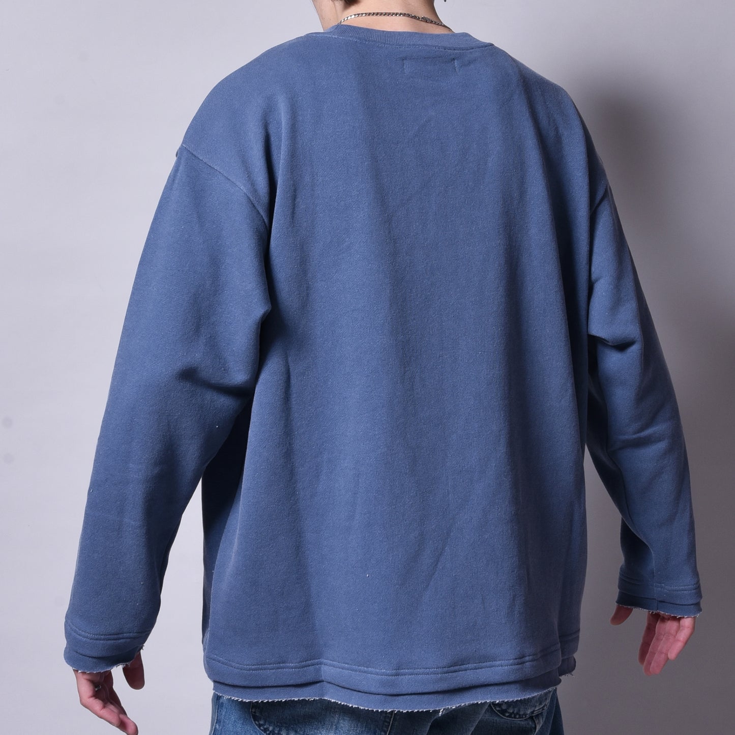 rin / Wash Long Sleeve Tee BLUE