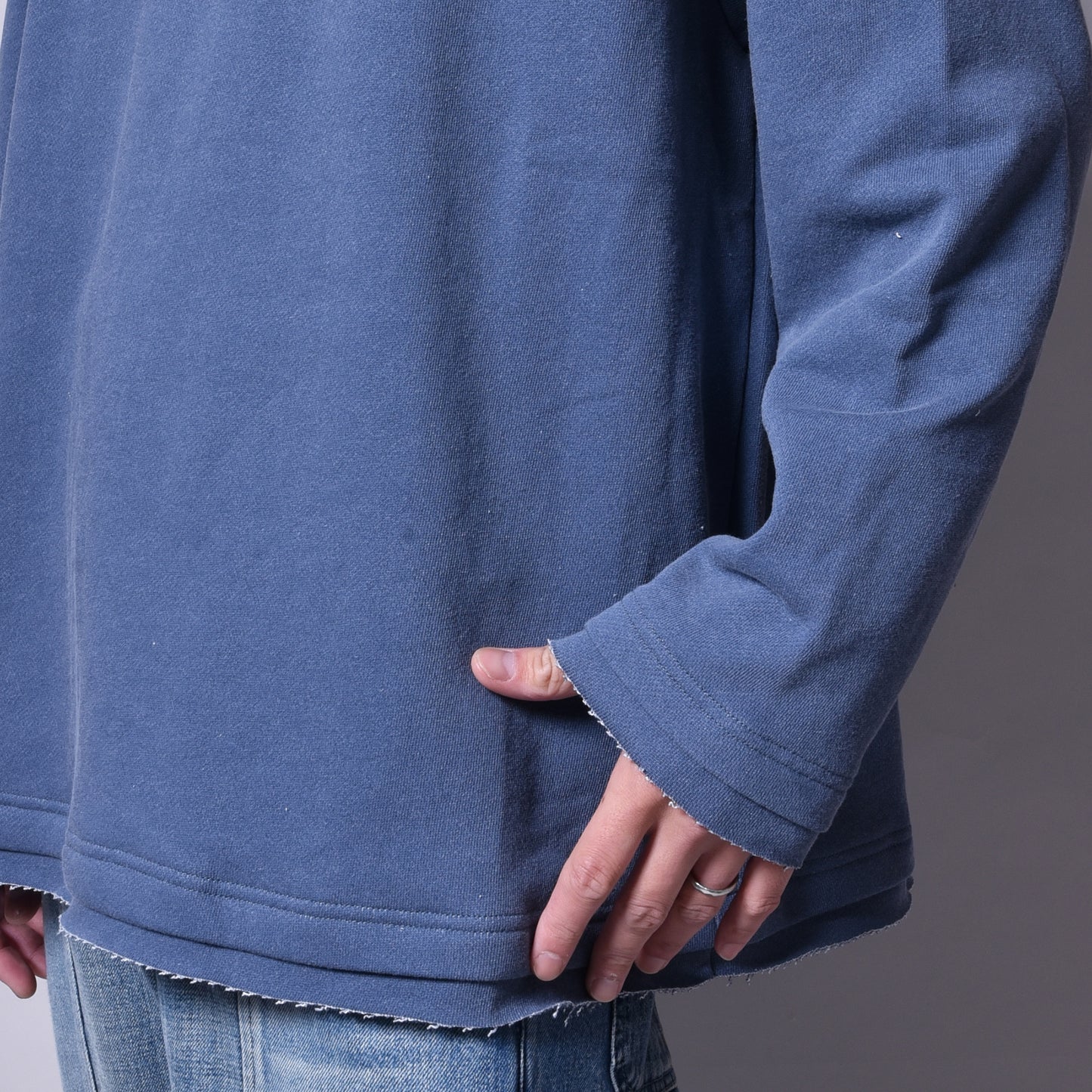 rin / Wash Long Sleeve Tee BLUE