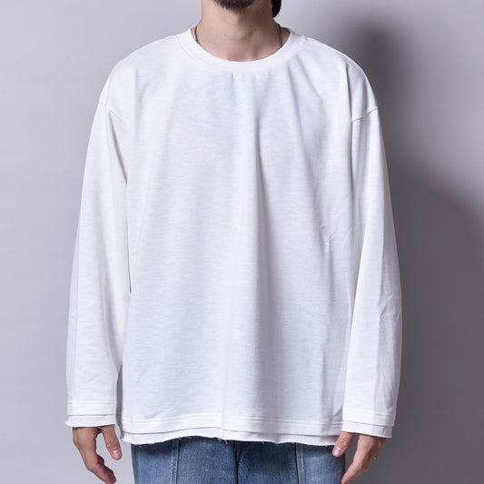 rin / Wash Long Sleeve Tee WH