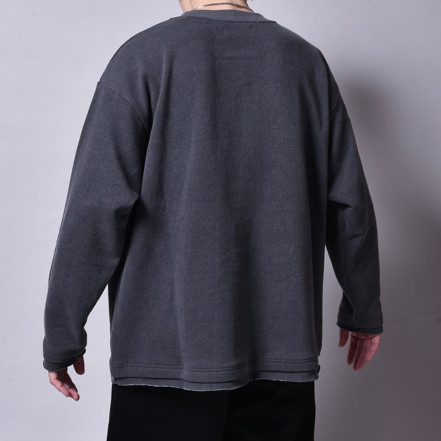 rin / Wash Long Sleeve Tee BK
