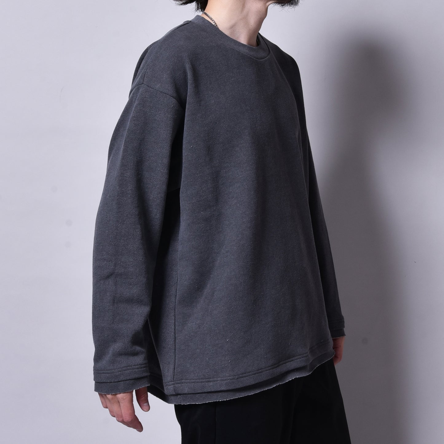 rin / Wash Long Sleeve Tee BK
