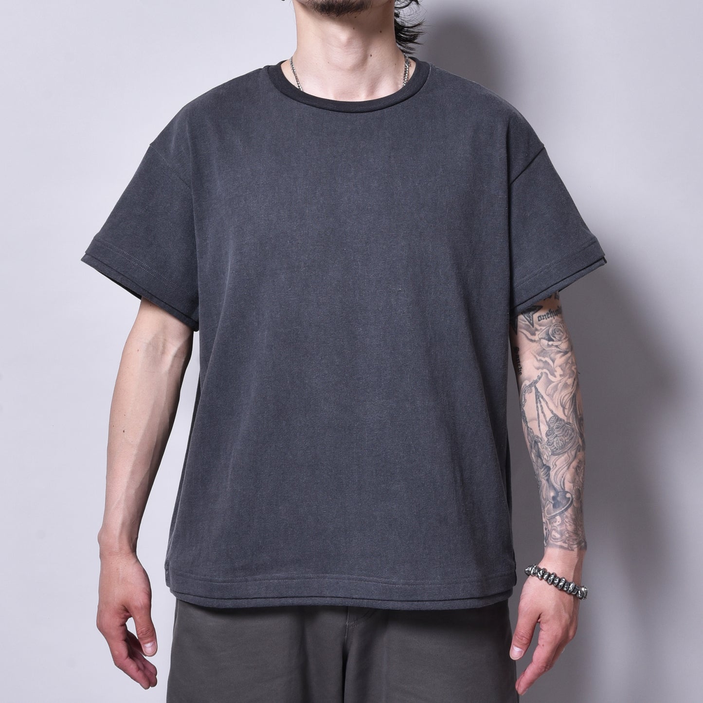 rin / Heavy Basic S/S Tee SUMI