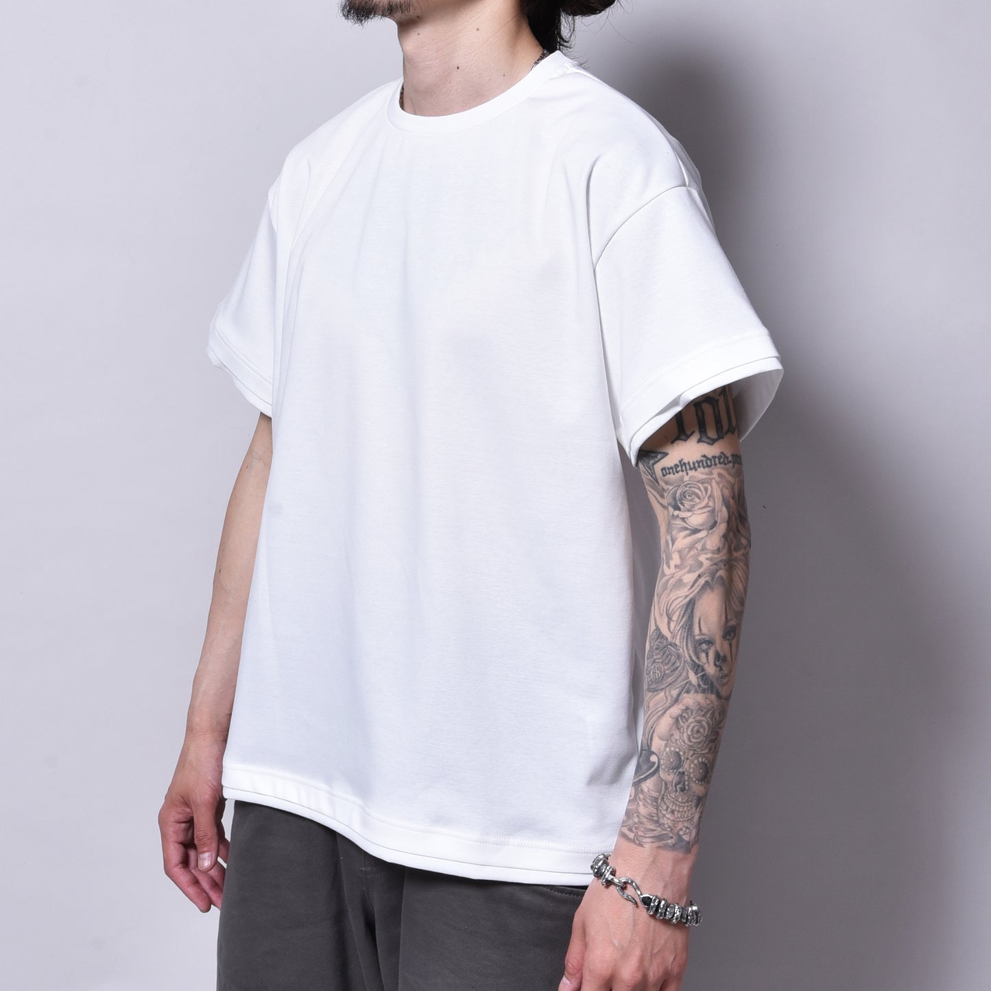 rin / Heavy Basic S/S Tee WH