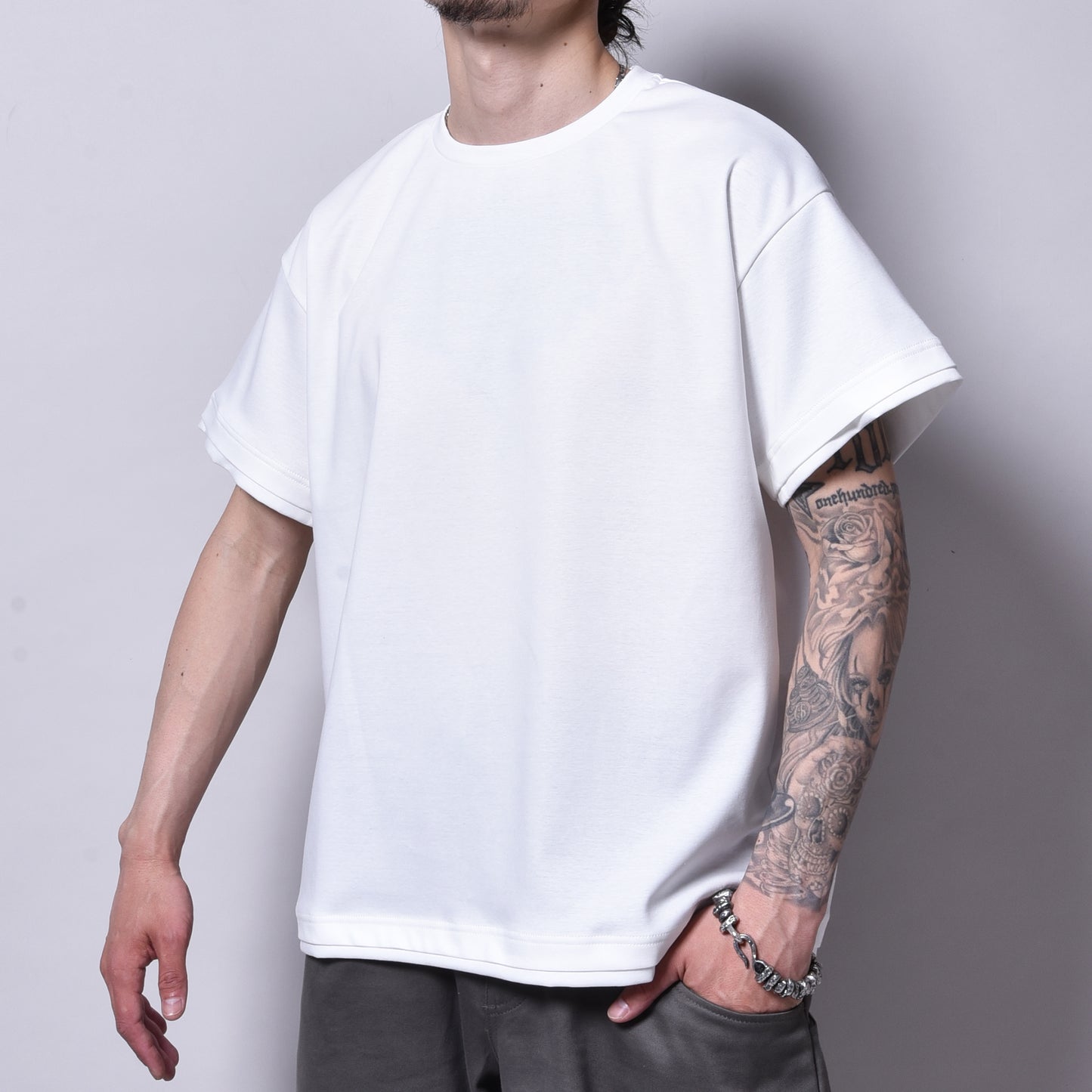rin / Heavy Basic S/S Tee WH