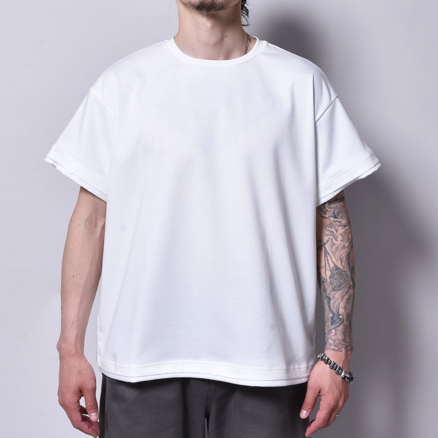 rin / Heavy Basic S/S Tee WH
