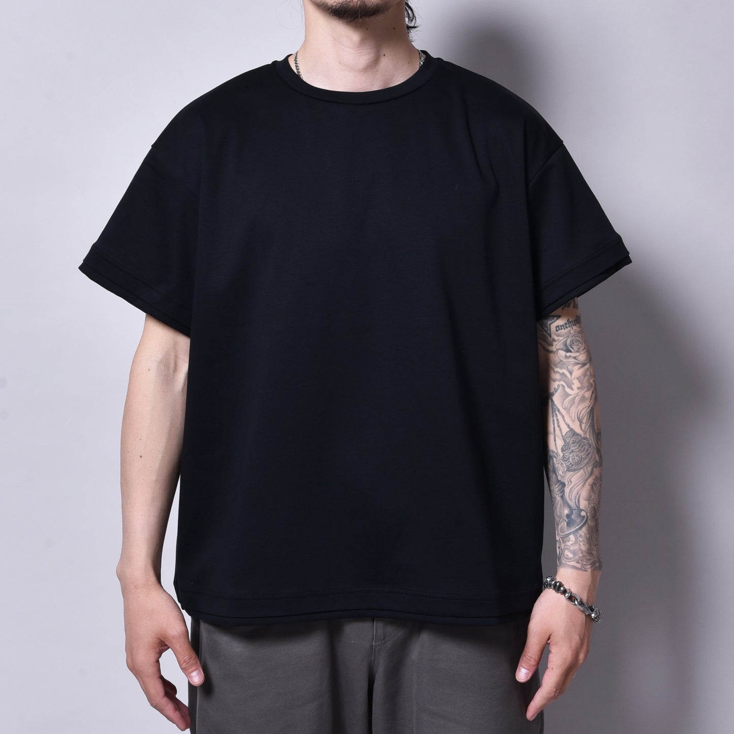 rin / Heavy Basic S/S Tee BK