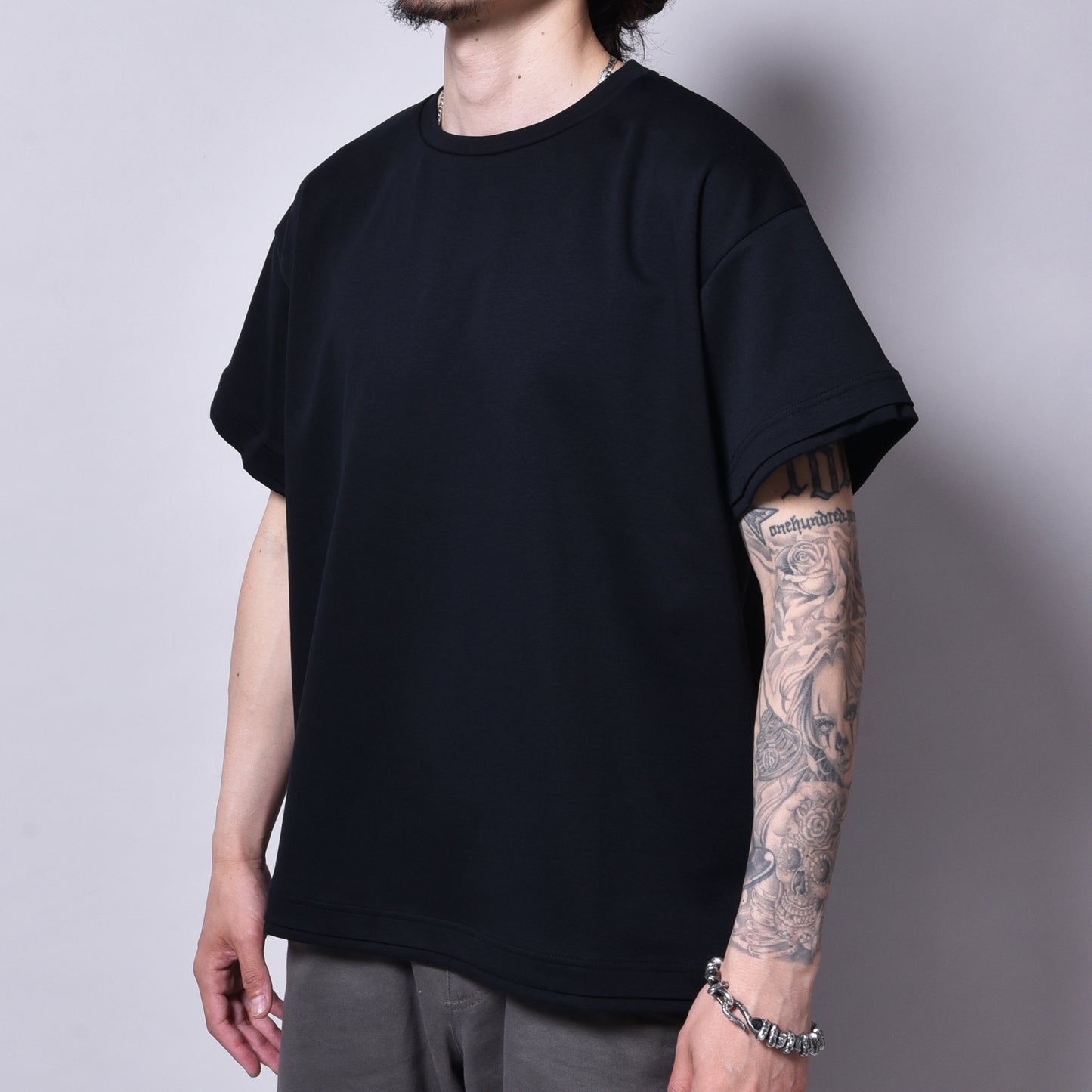 rin / Heavy Basic S/S Tee BK