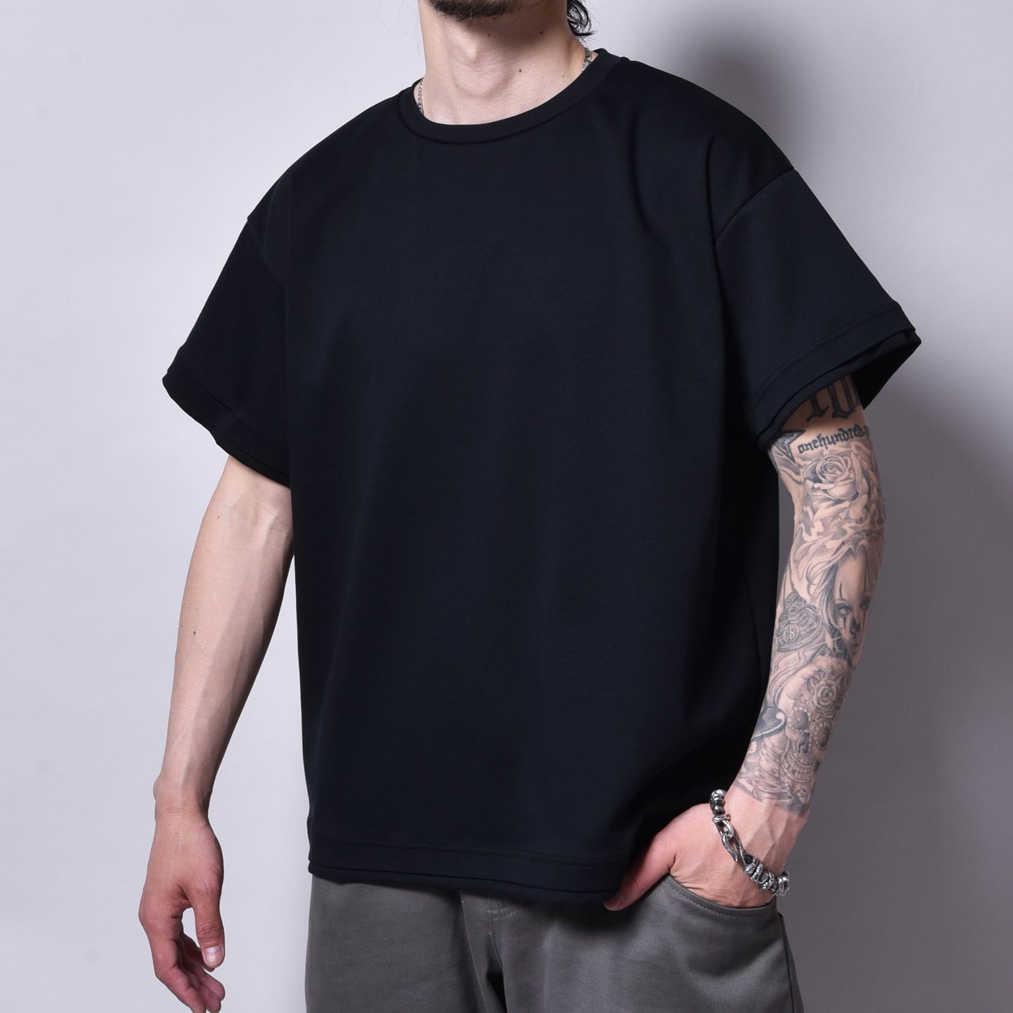 rin / Heavy Basic S/S Tee BK