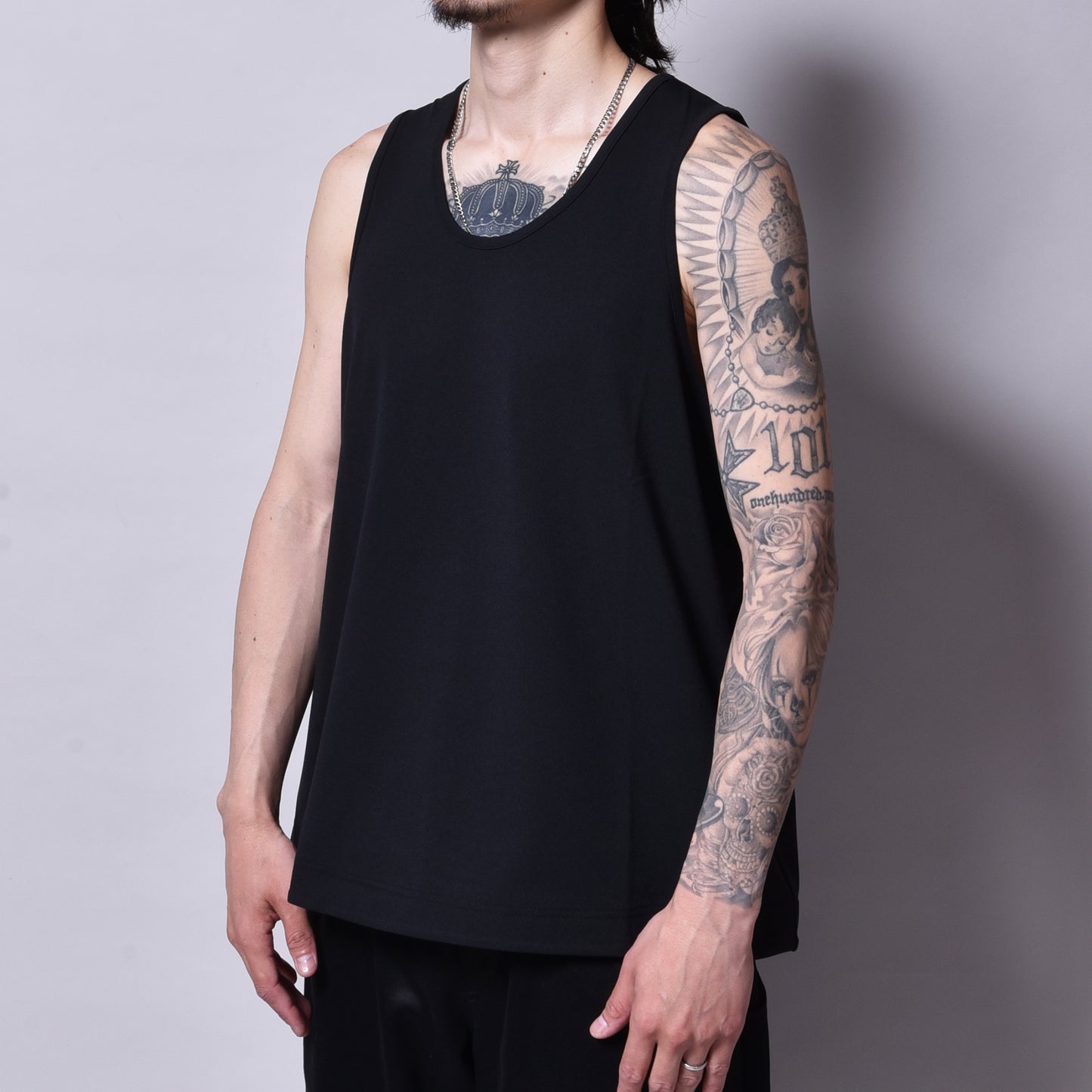 rin / Over Tank Top BK
