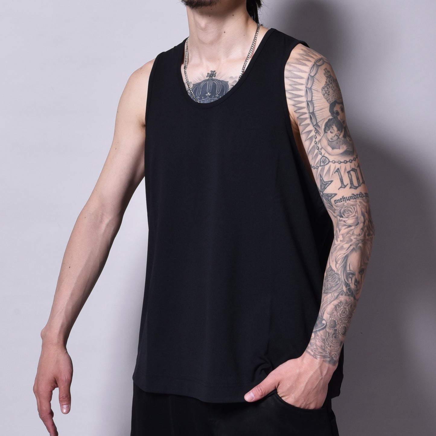 rin / Over Tank Top BK