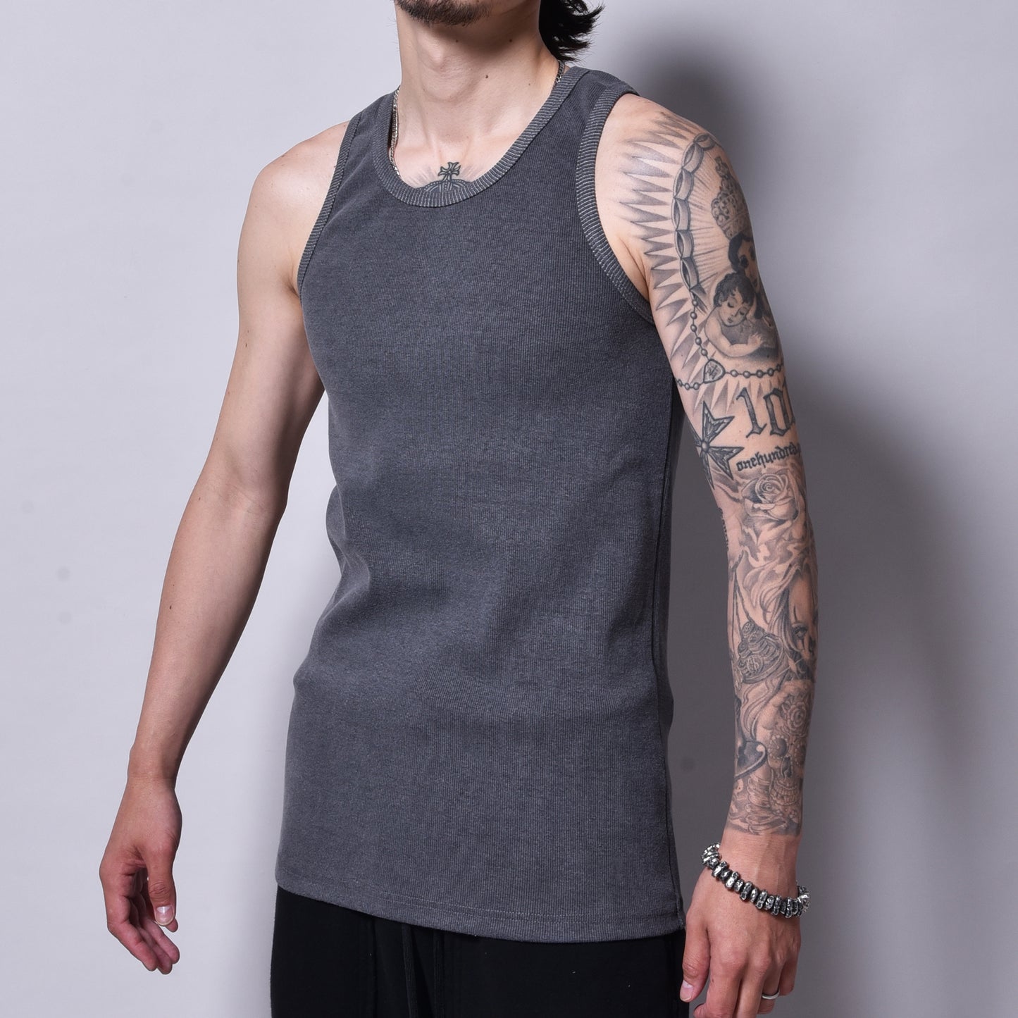 rin / Heavy Fit Tank top SUMI