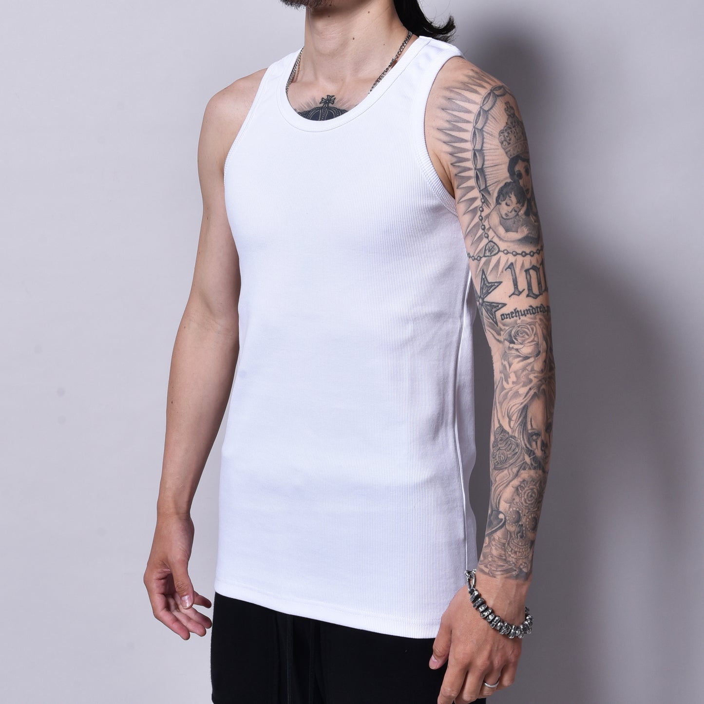 rin / Heavy Fit Tank top WH