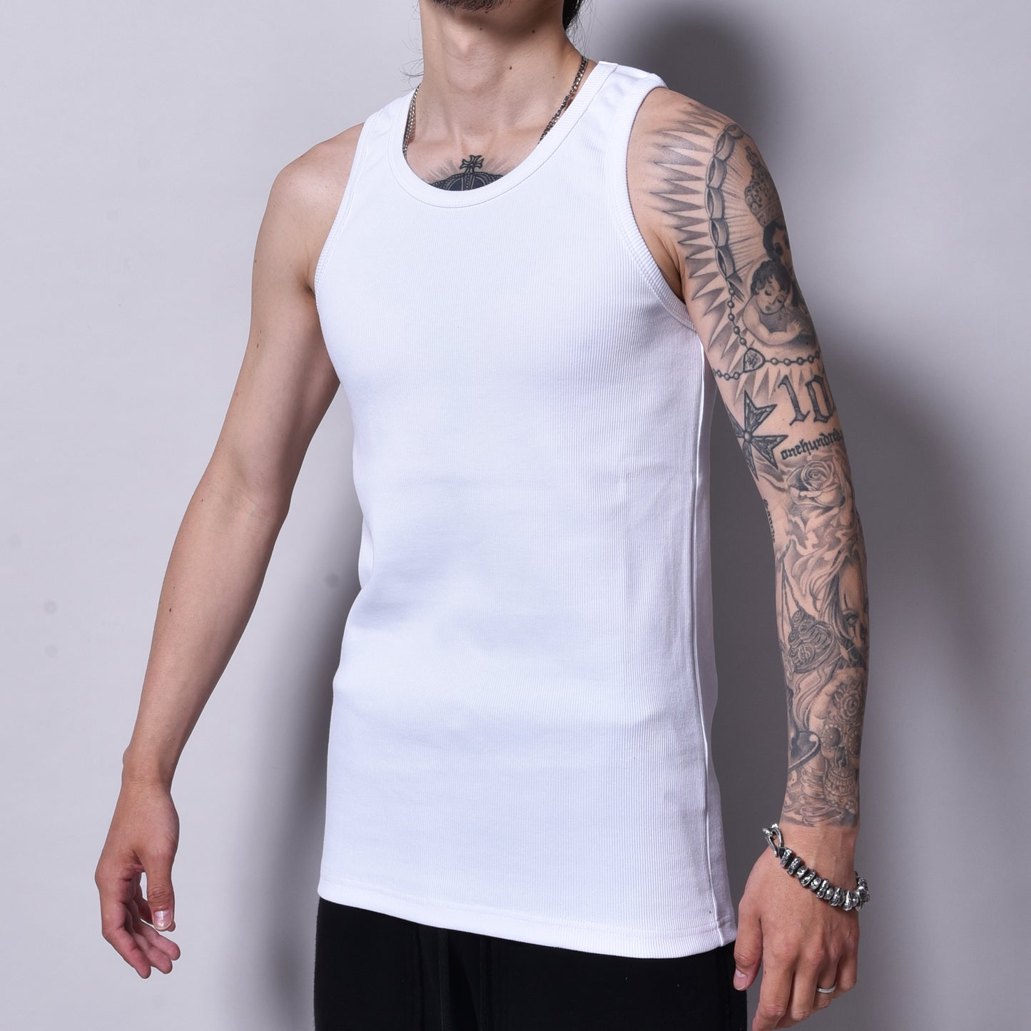 rin / Heavy Fit Tank top WH