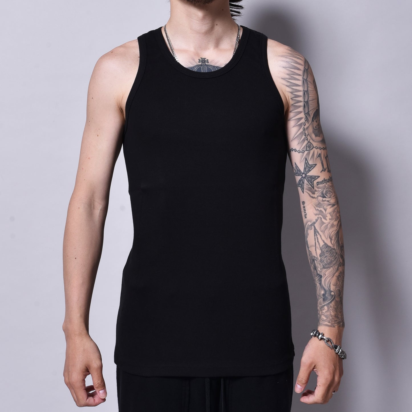 rin / Heavy Fit Tank top BK