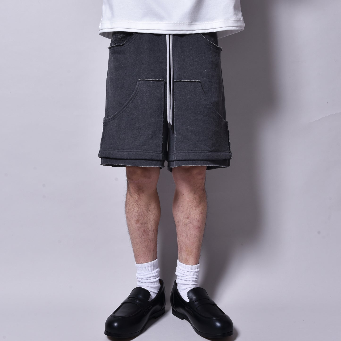 rin / Cut Dad Sweat Short Pants SUMI