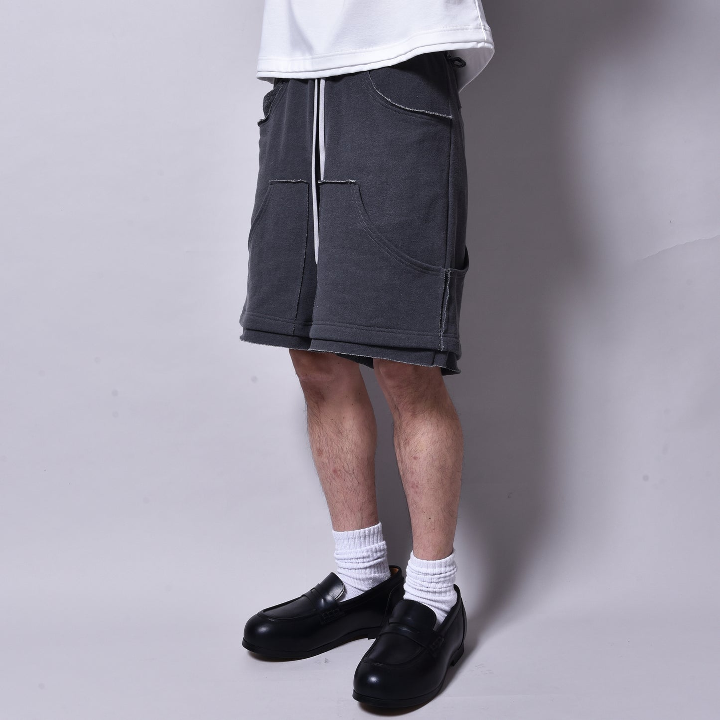 rin / Cut Dad Sweat Short Pants SUMI